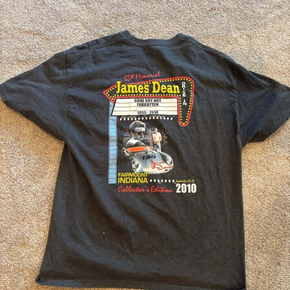 Vintage James Dean The Collection Double Sided Graphic T-Shirt